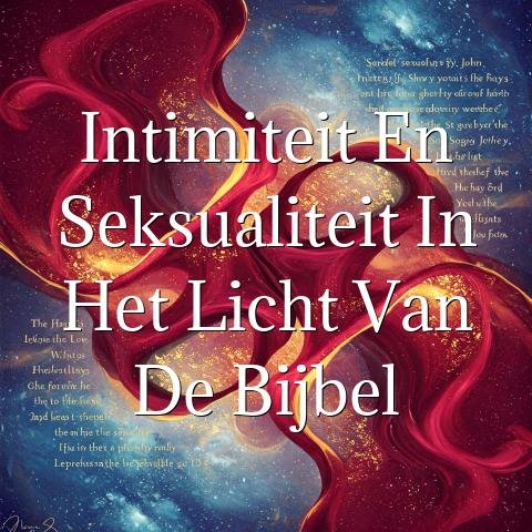 Intimiteit en seksualiteit in het licht van de Bijbel