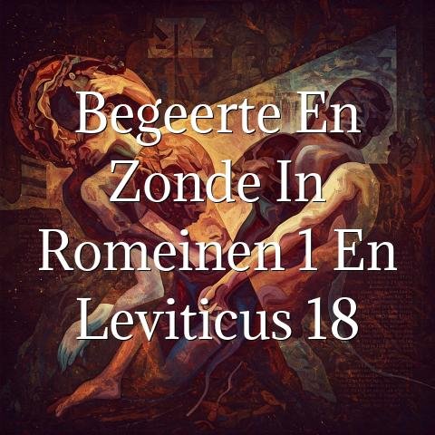 Begeerte en zonde in Romeinen 1 en Leviticus 18